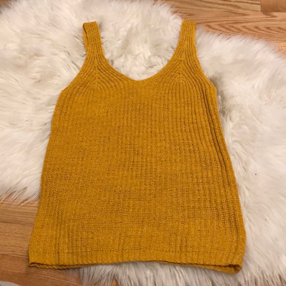 Madewell crochet tank